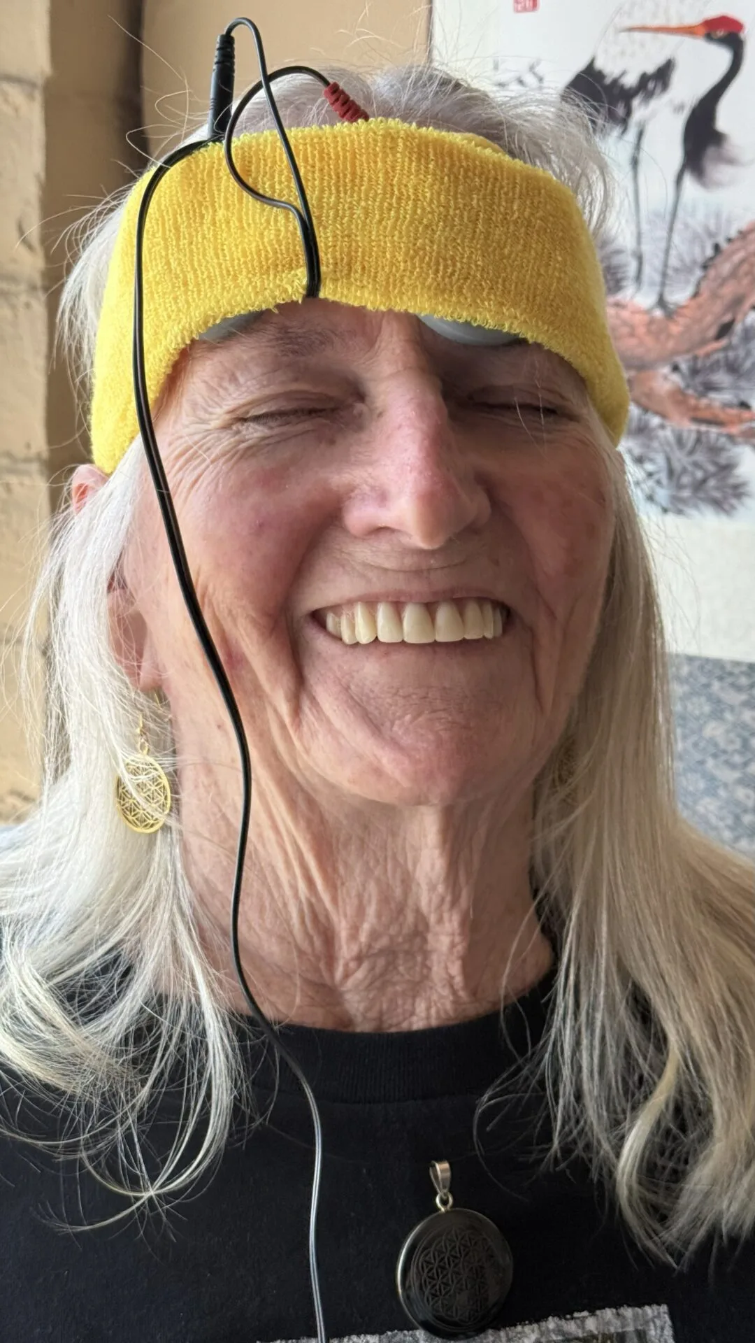 Client with VBS1 smiling - Holistic Vision Care VBS1 Client Smiling